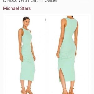 Wren Midi Dress With Slit in Jade
Michael Stars s